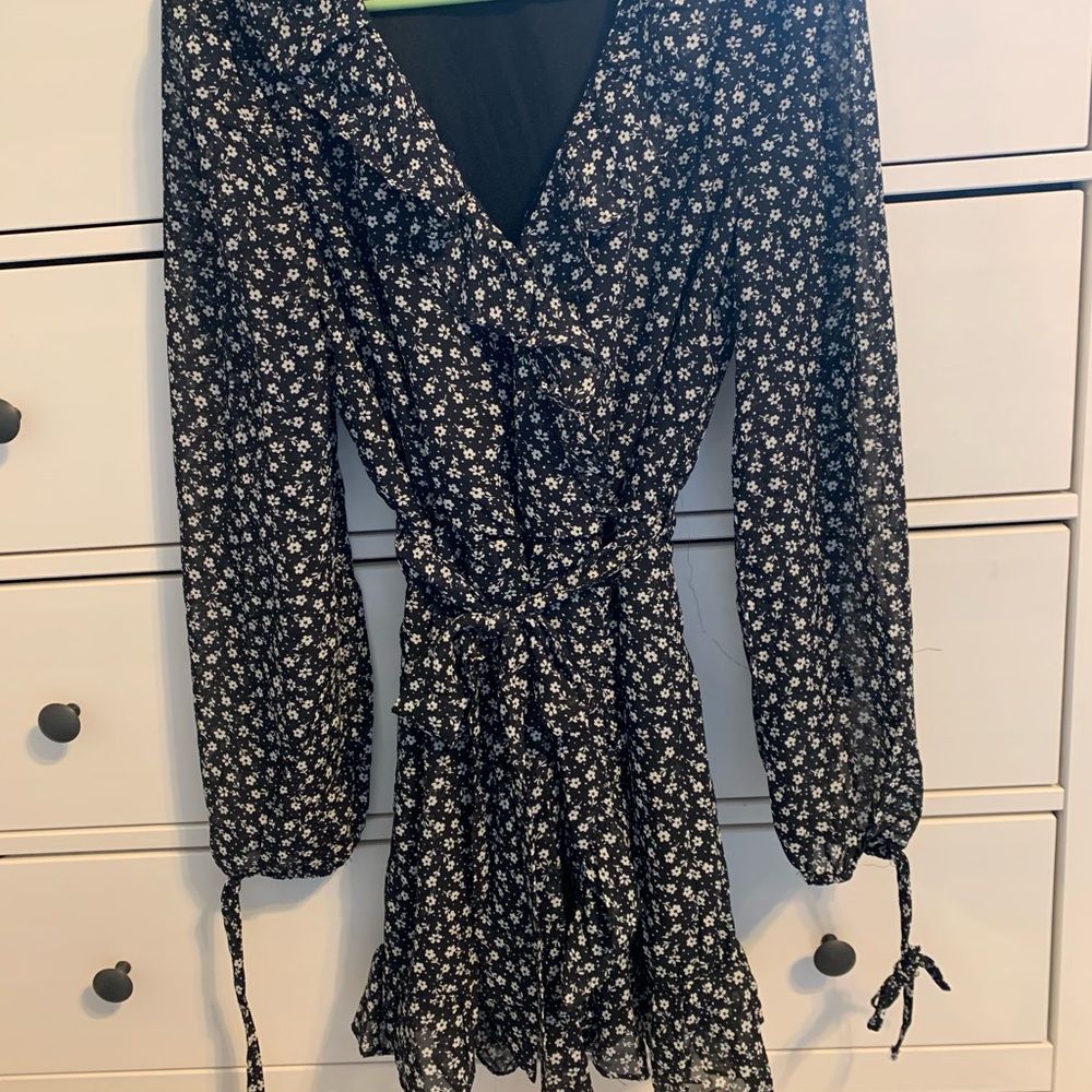 Kittenish Mini floral dress